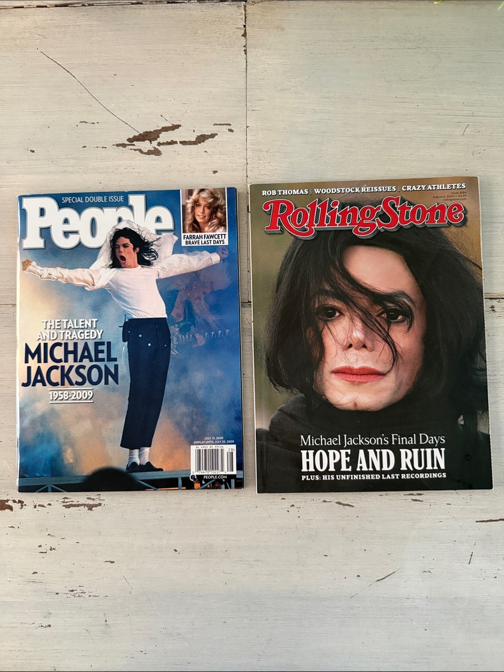 Michael Jackson People & Rolling Stone Magazines Tribute Issues - 2009